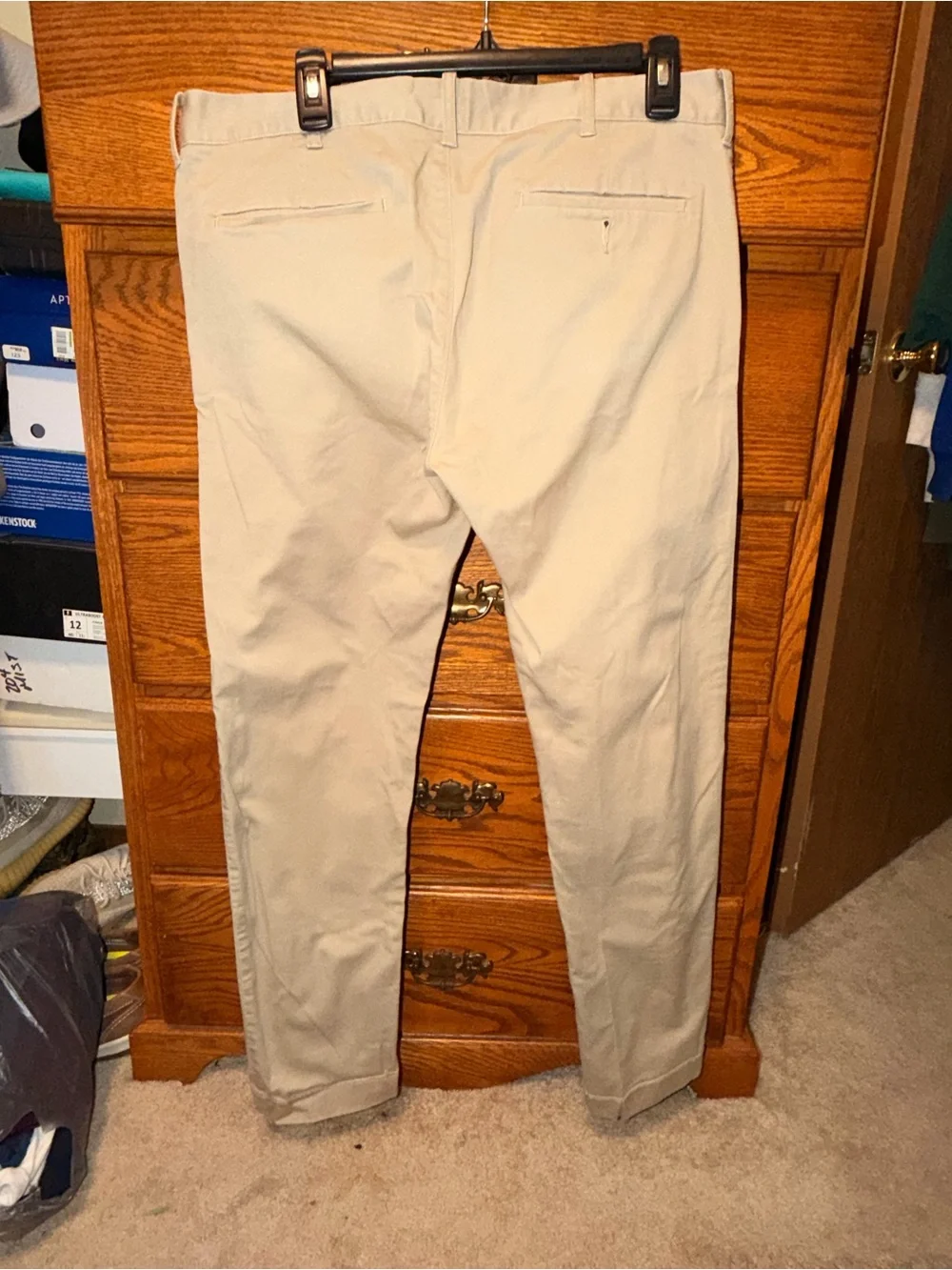 J. Crew Men’s Chino Pants in Light Khaki